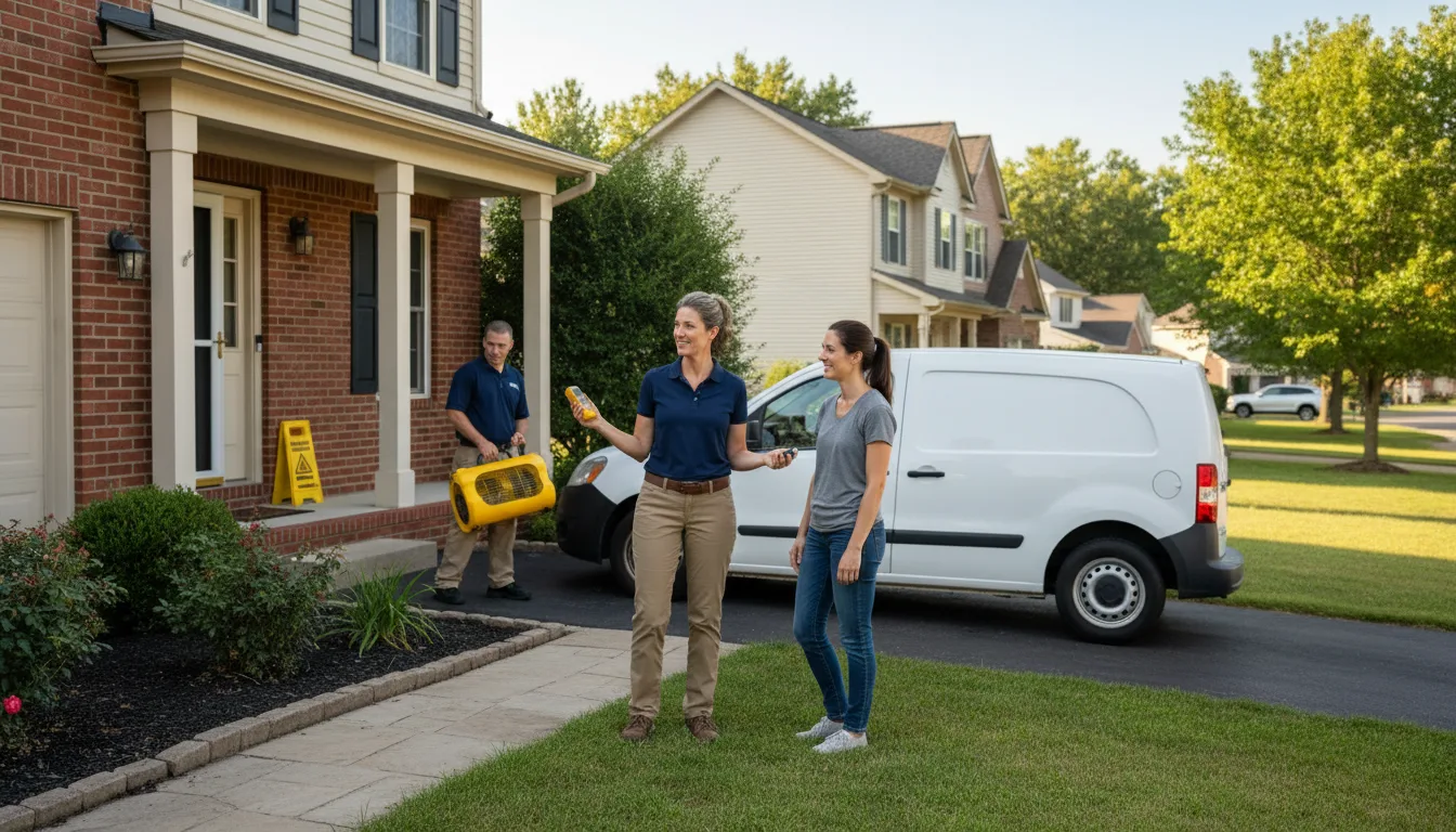Water restoration image for Dehumidification And Cleanup Services in Pomaria, SC